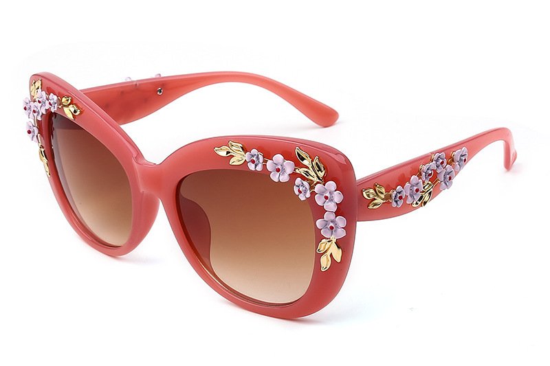 Women Sunglasses Flower - Image 4