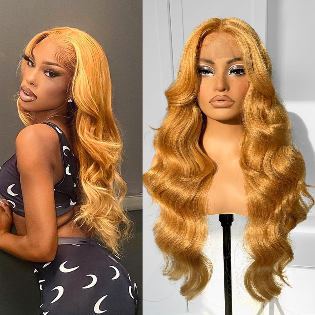 Women's Big Wave Long Roll Synthetic Wigs - Image 9
