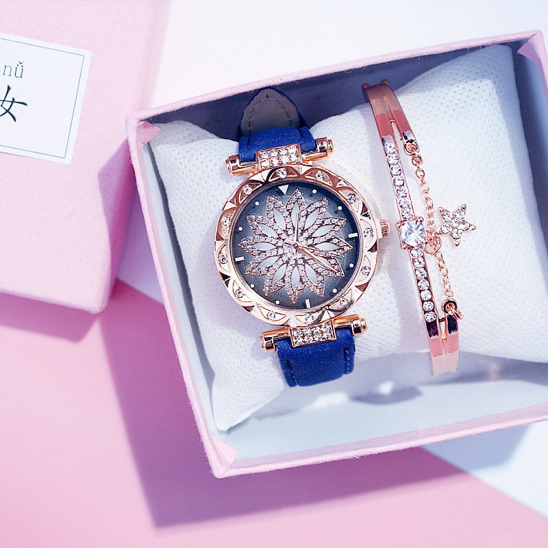Rotating ladies net red quartz watch casual - Image 8