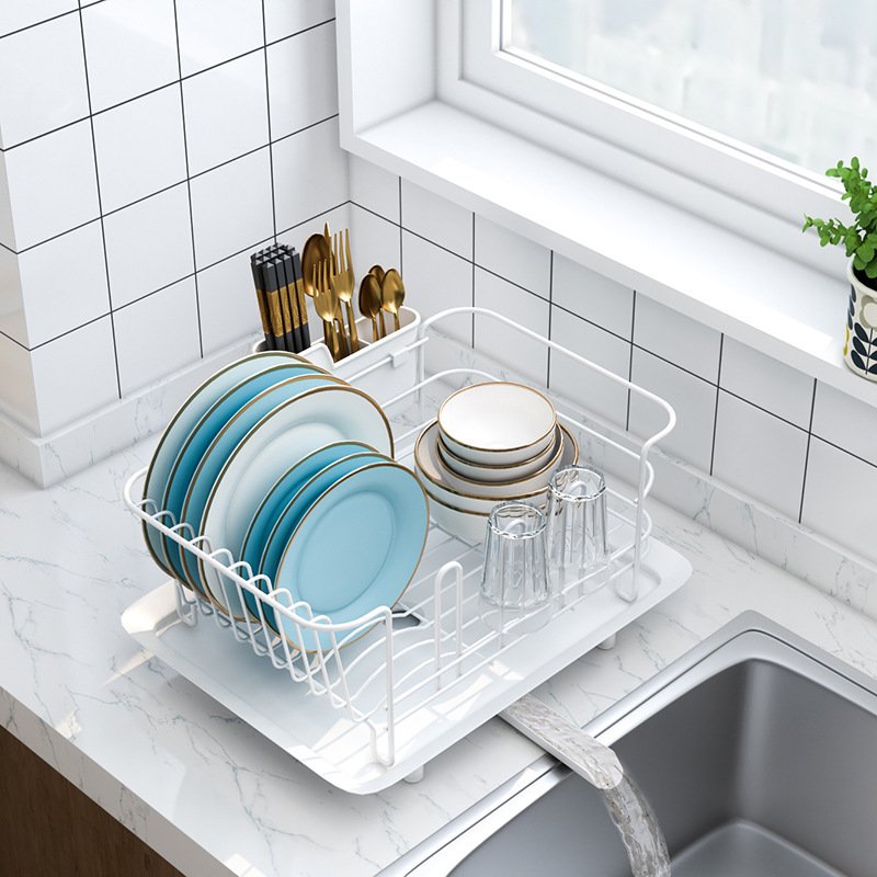Stainless Steel Dish Rack Drain Rack Dish Rack Kitchen Shelf - Image 6
