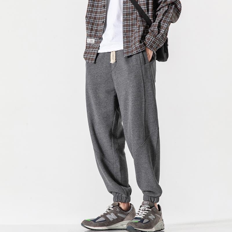 Men's Loose Drawstring Knit Basketball Guard Pants - Image 2