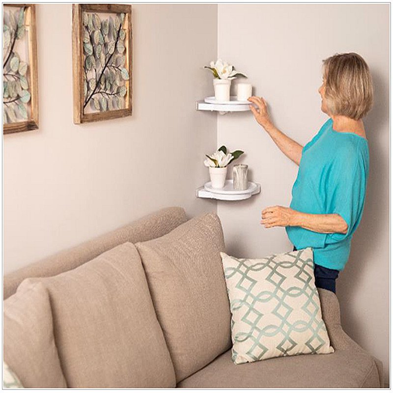 360-Degree Rotating Racks Bathroom Racks Kitchen And Bathroom Storage Racks Without Nails - Image 2
