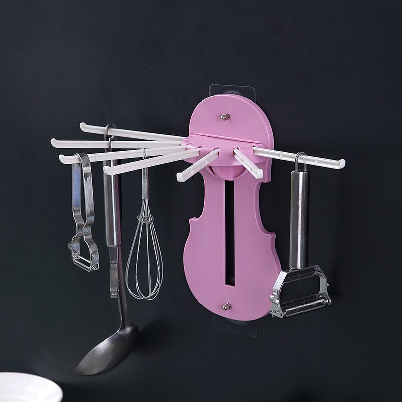 7-in-1 Multifunctional Retractable Wall-mounted Pull-out Rack without Punching Kitchenware Storage Rack Kitchen Accessories - Image 6