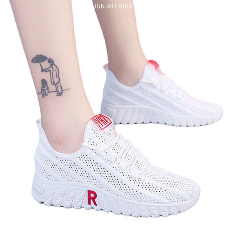 Women Tennis Shoes Bottom Sneakers Gym Female Sport Walking Breathable Mesh Women Sneakers Lightweight Sports Running Shoes - Image 2