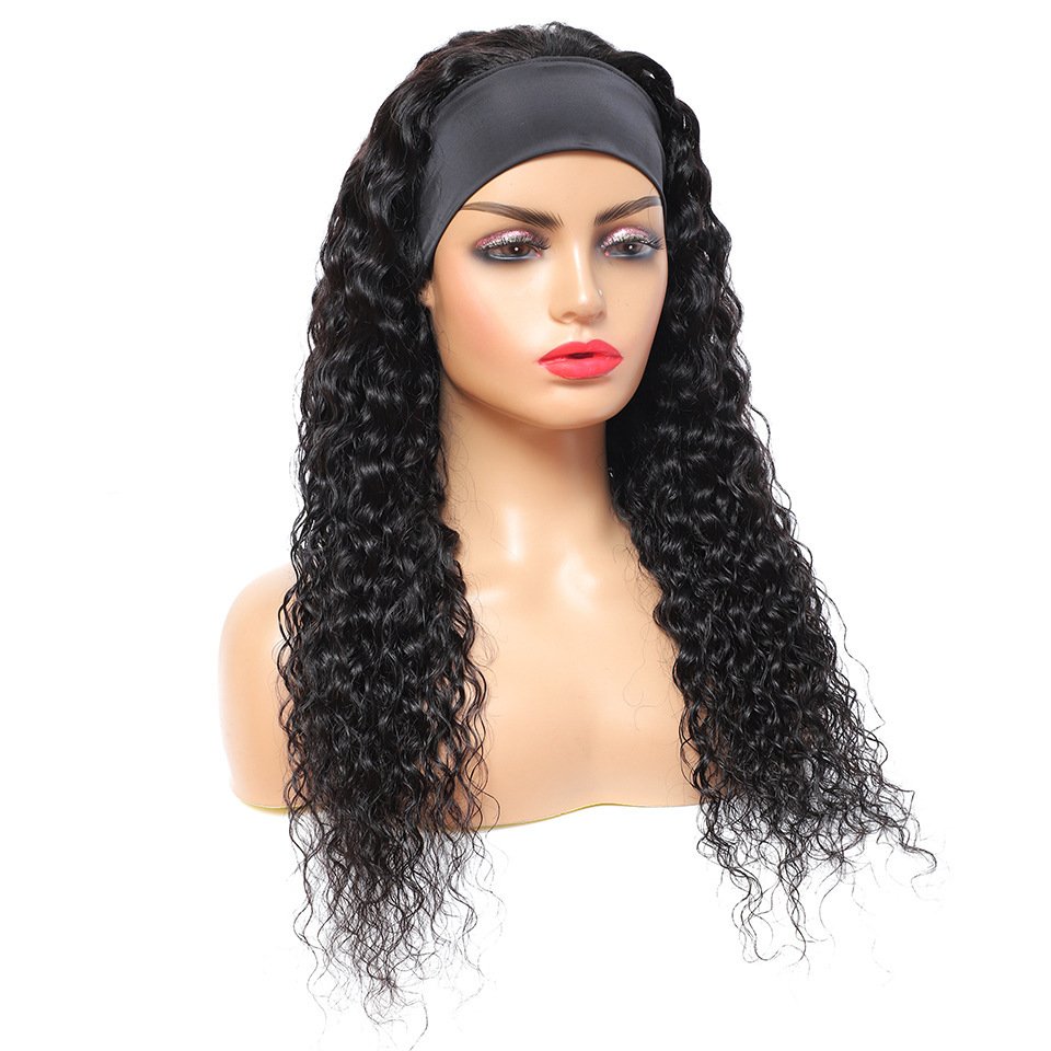 Wig Headgear Fluffy Explosion Head Scarf Wig Female African Small Roll Headscarf - Image 6