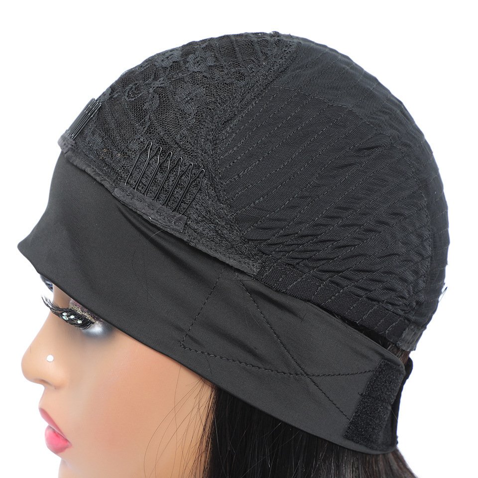 Wig Headgear Fluffy Explosion Head Scarf Wig Female African Small Roll Headscarf - Image 5