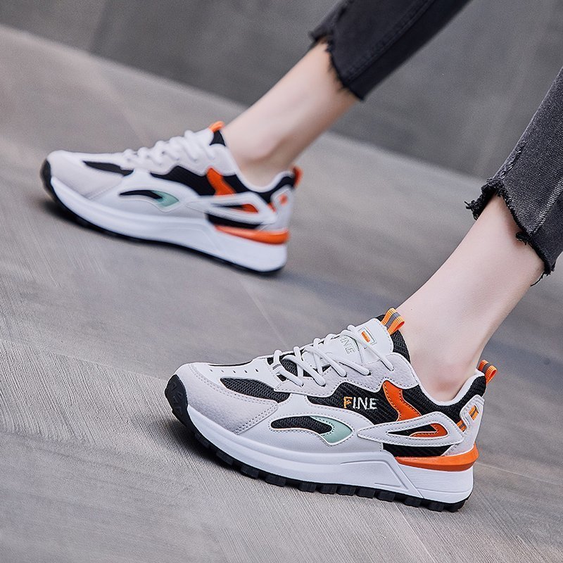 Forrest Gump Shoes Women'S Casual Sports Shoes Women Korean Version Of All-Match Daddy Breathable Mesh Shoes Women - Image 3