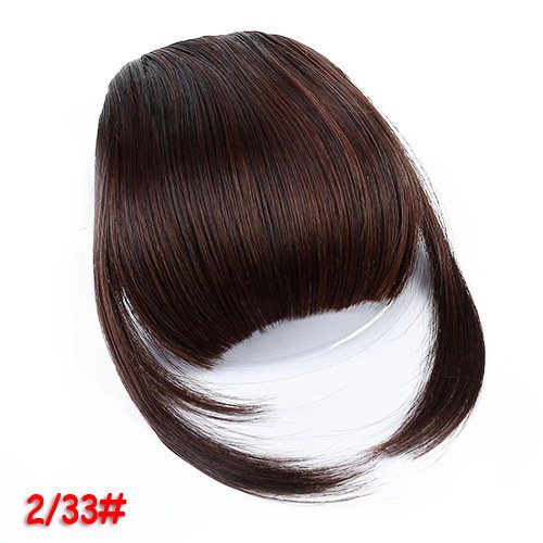 Wig Female Air Bangs Sideburns Qi Bangs - Image 4