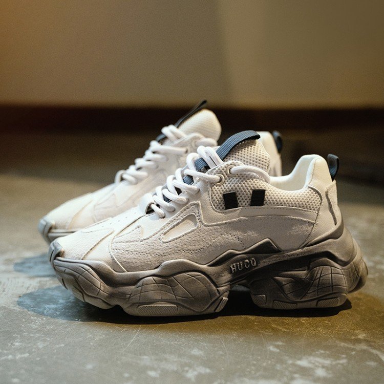 Korean Version Of Sports Shoes Women Spring New All-match Waterproof Platform Thick Bottom Casual Old Shoes Women - Image 6