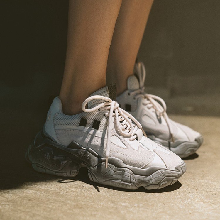 Korean Version Of Sports Shoes Women Spring New All-match Waterproof Platform Thick Bottom Casual Old Shoes Women - Image 5