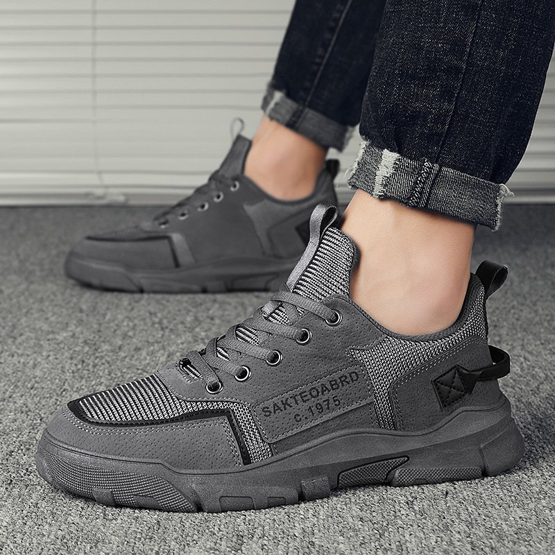 Men's Shoes Sneakers Korean Version Of The British Style Trend Canvas Shoes - Image 2