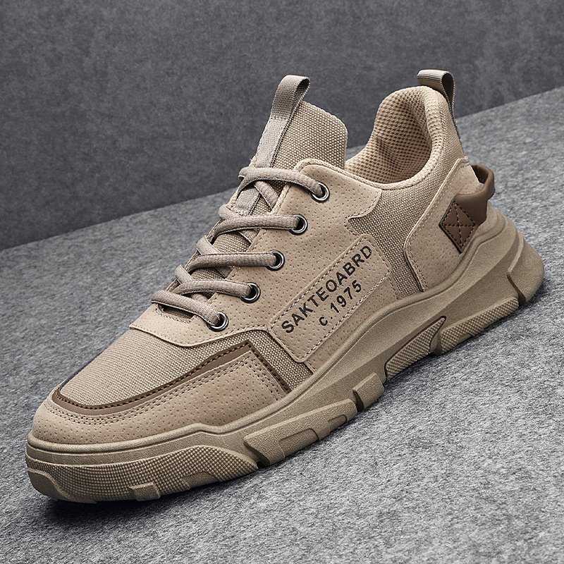 Men's Shoes Sneakers Korean Version Of The British Style Trend Canvas Shoes - Image 3