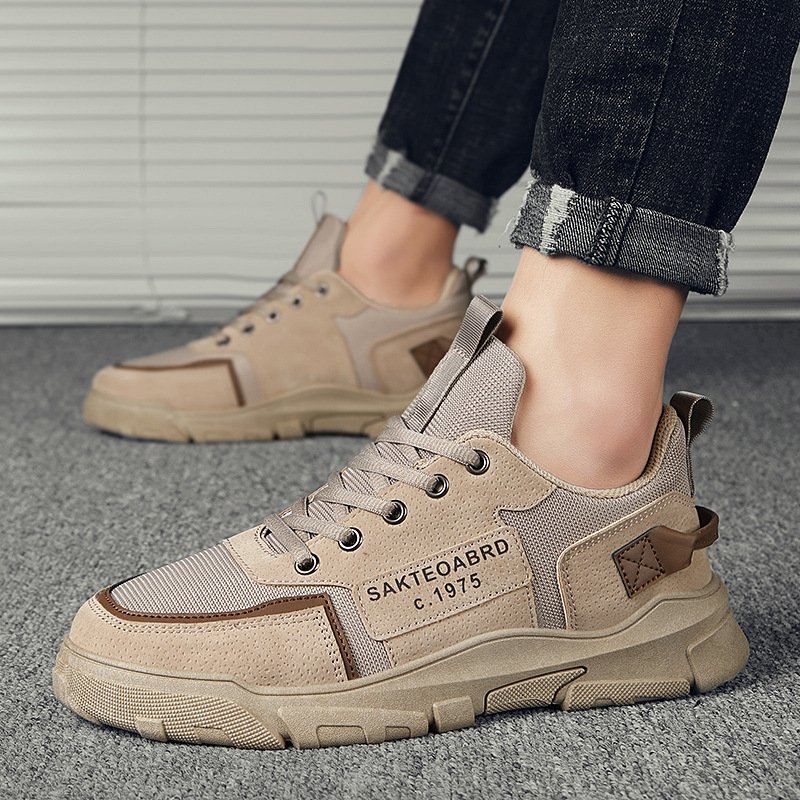 Men's Shoes Sneakers Korean Version Of The British Style Trend Canvas Shoes - Image 7