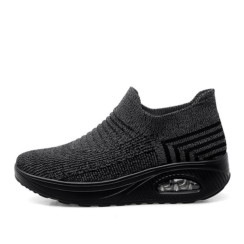 Slip-on Lazy Shoes Flying Woven Shaking Shoes Women - Image 3