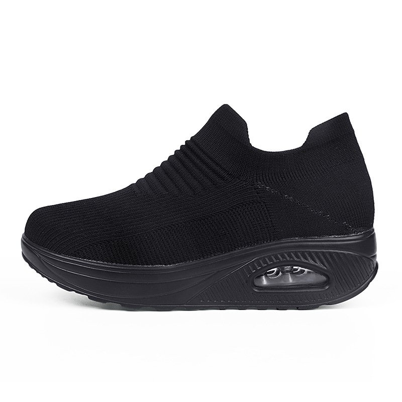 Slip-on Lazy Shoes Flying Woven Shaking Shoes Women - Image 5