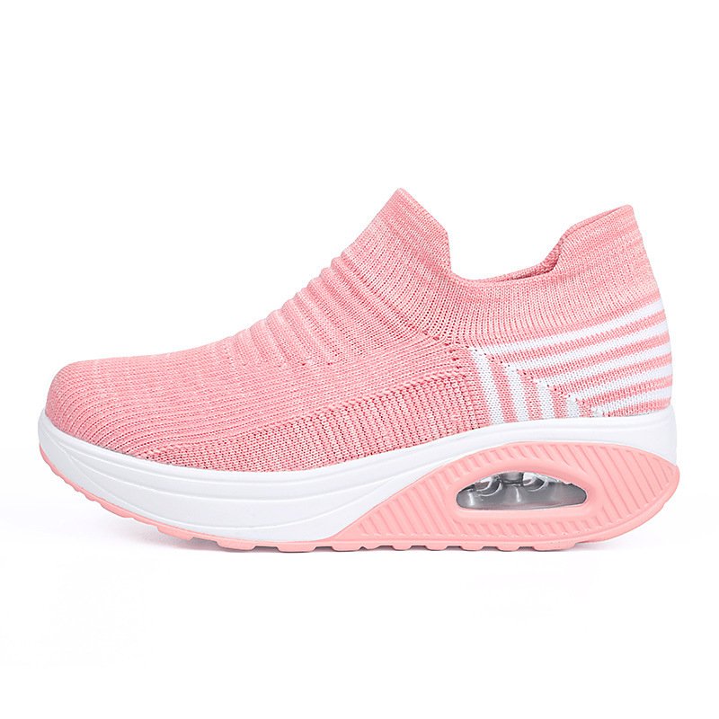 Slip-on Lazy Shoes Flying Woven Shaking Shoes Women - Image 4