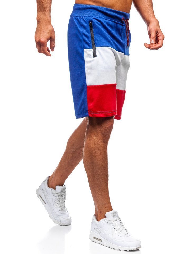 Summer New Shorts Fashion Trend Stitching Drawstring Sports Shorts - Image 5