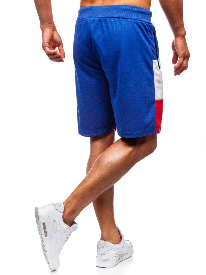 Summer New Shorts Fashion Trend Stitching Drawstring Sports Shorts - Image 4