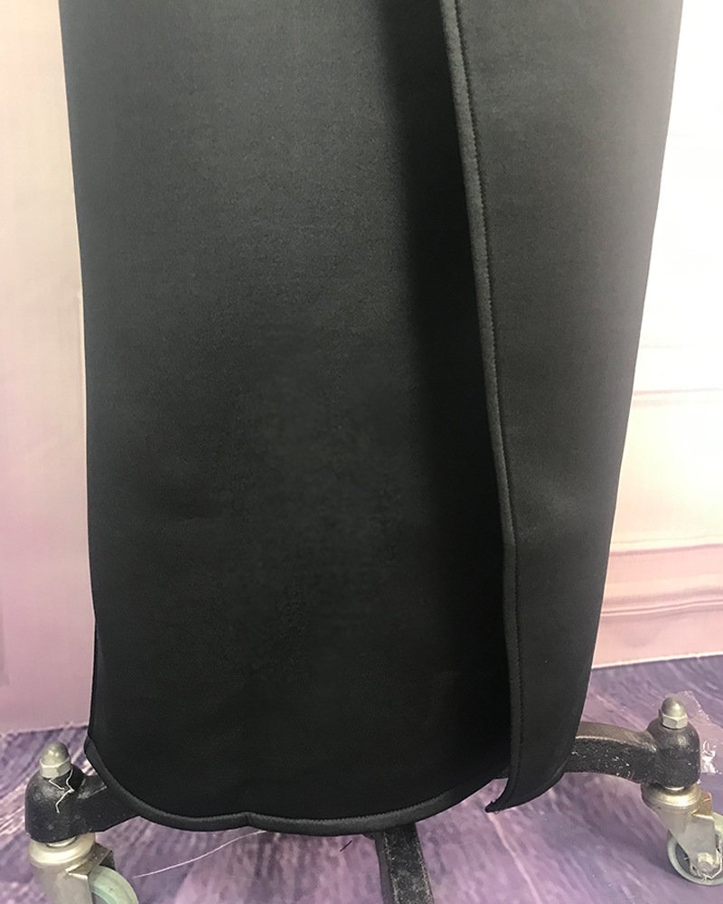 Bubble sleeve dress evening dress - Image 8