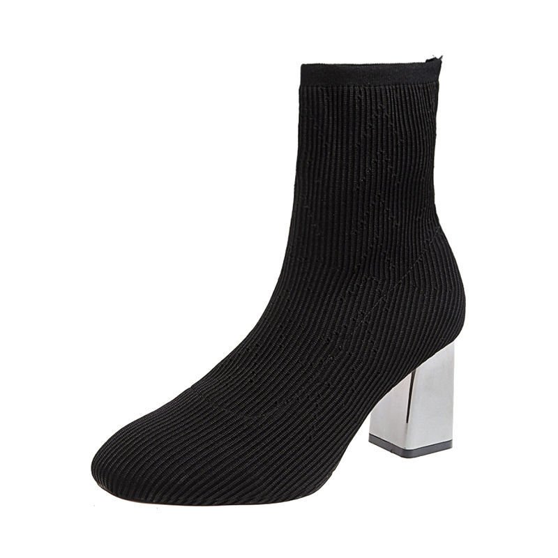 Elastic boots women high heels - Image 3