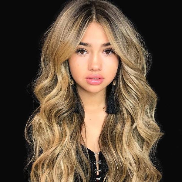 Women's Mixed Color Mid-length Synthetic Wigs Rose Net Wig - Image 6