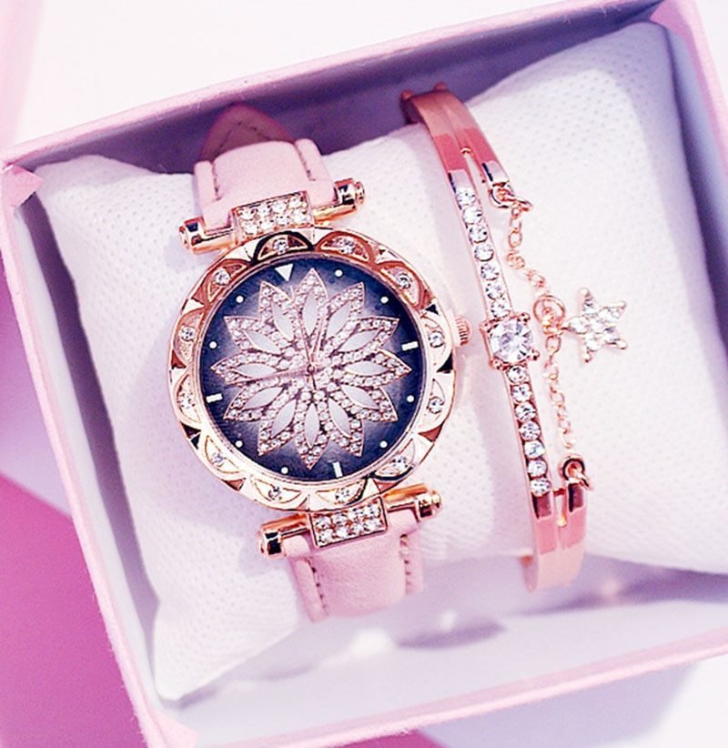 Rotating ladies net red quartz watch casual - Image 4