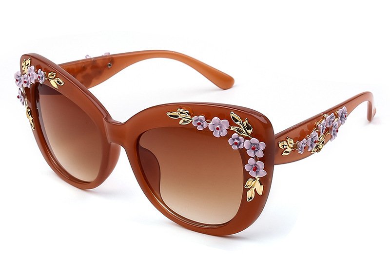 Women Sunglasses Flower - Image 3