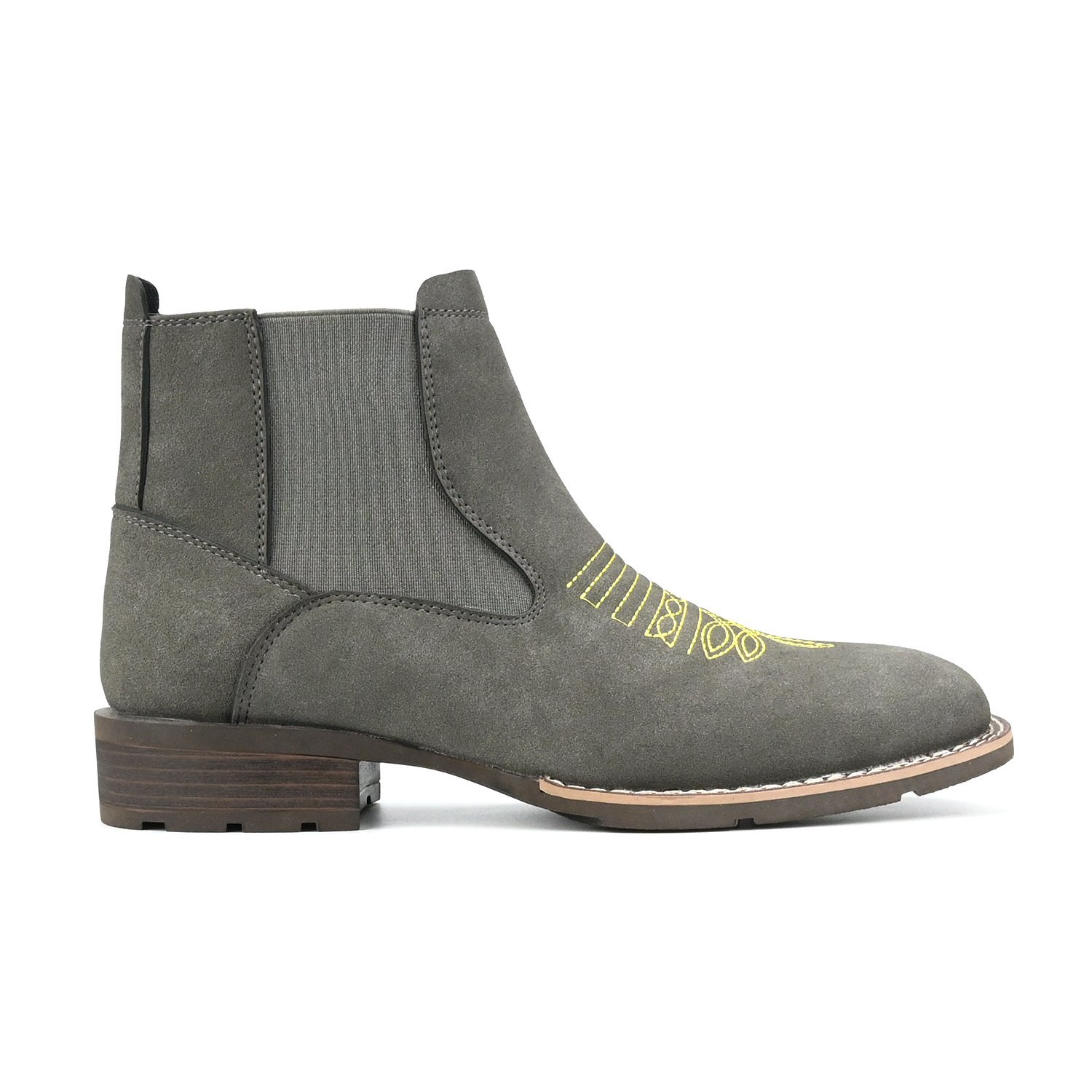 Embroidered Slip-on Chelsea Boots Men's Martin Boots - Image 6