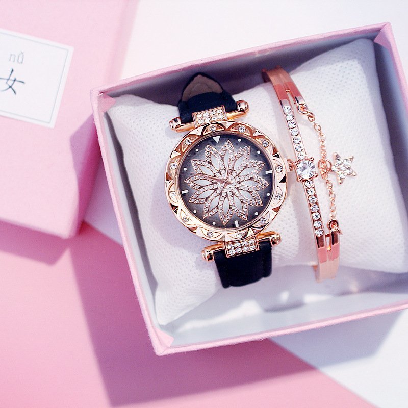 Rotating ladies net red quartz watch casual - Image 5