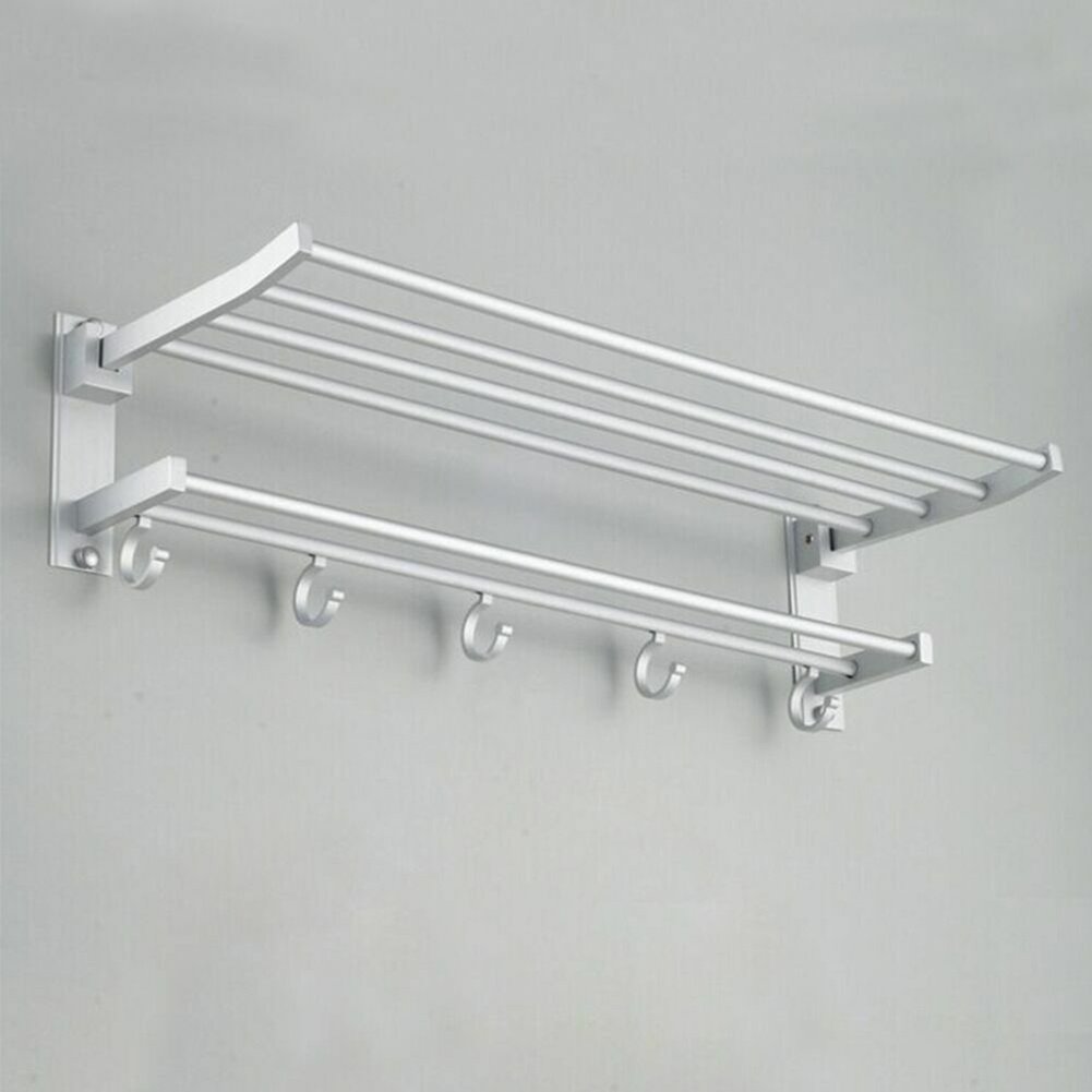 Bathroom shelf towel rack - Image 8