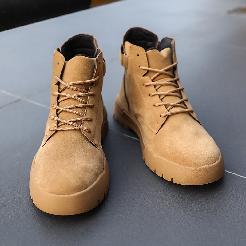 Men's solid color Martin boots - Image 3