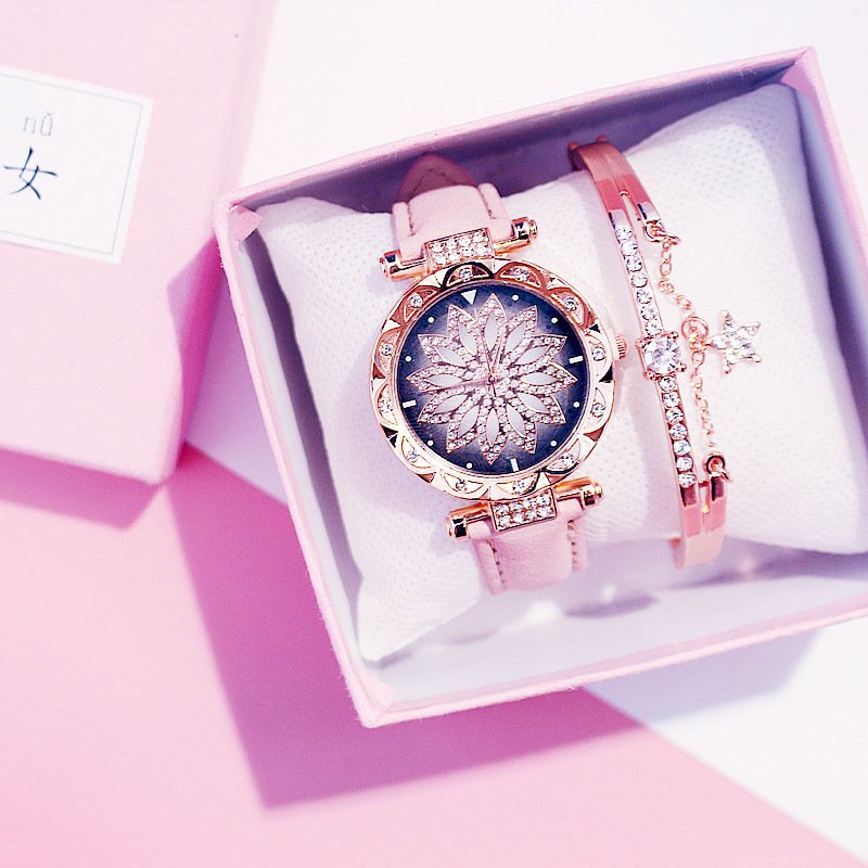 Rotating ladies net red quartz watch casual - Image 10
