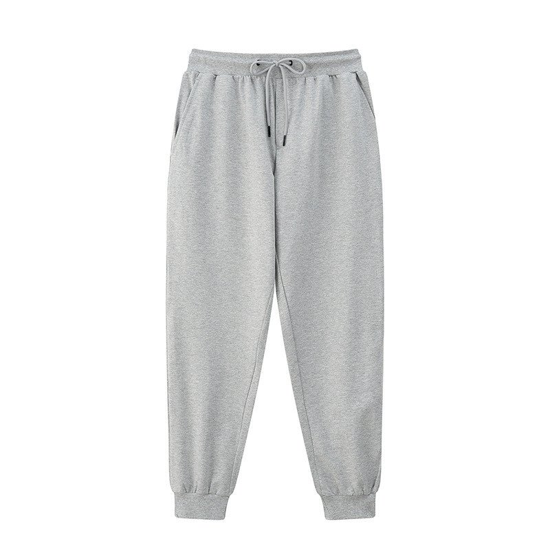 Cotton Minimalist Sports Embroidered Loose Fitting Outdoor Breathable Trousers - Image 8