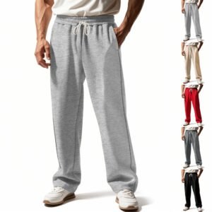 Men's Wear-resistant Heavy Terry Loose Sports Casual Pants