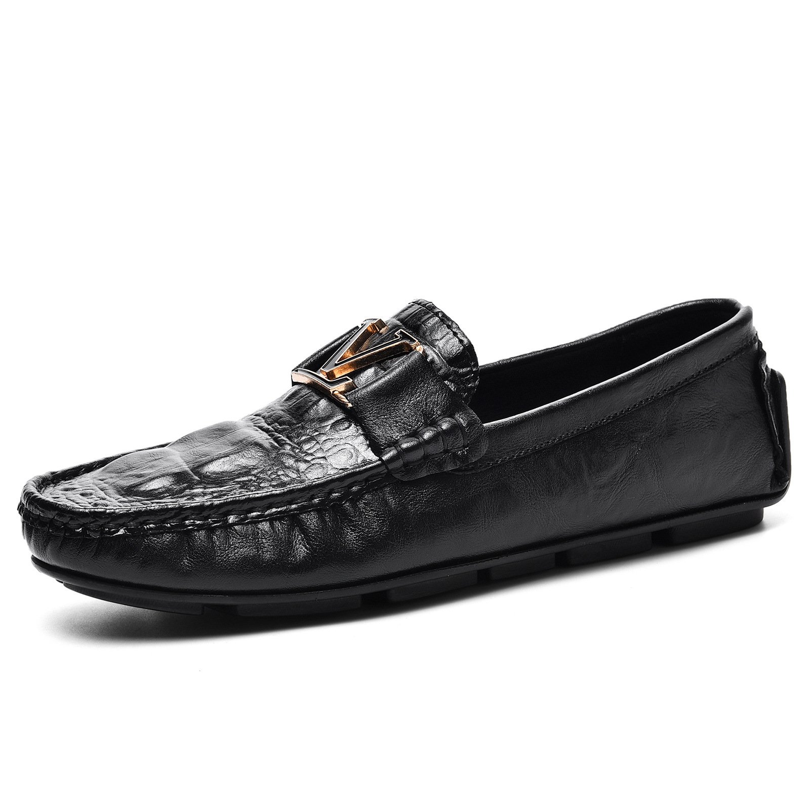 British-style Casual Mens Genuine Leather Shoes - Image 8