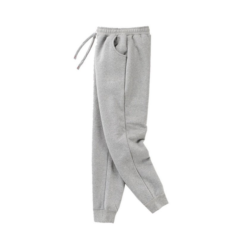 Cotton Minimalist Sports Embroidered Loose Fitting Outdoor Breathable Trousers - Image 2