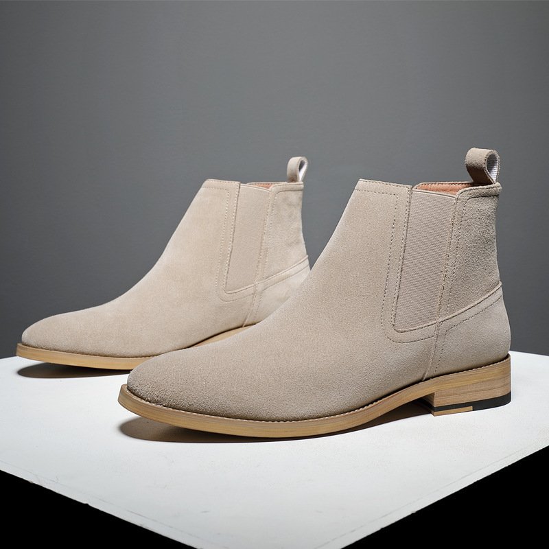 British short boots frosted suede men's boots - Image 3