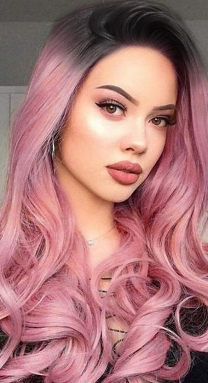 Gradient Color Long Curly Hair Big Wave High-temperature Fiber Chemical Fiber Wig - Image 7