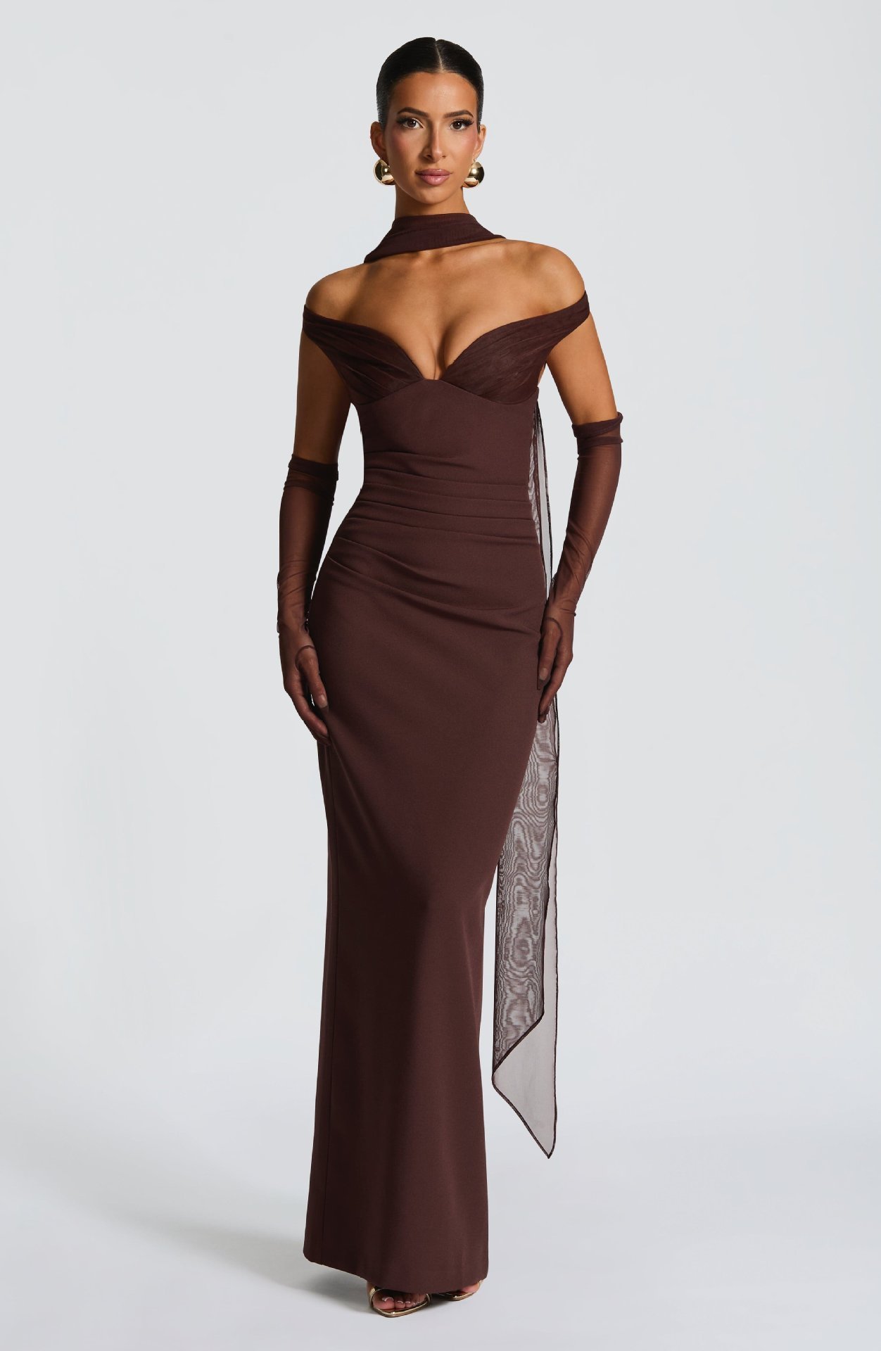 Sexy Hot Girl Tube Top Off-shoulder Waist Elastic Hip Dress - Image 6