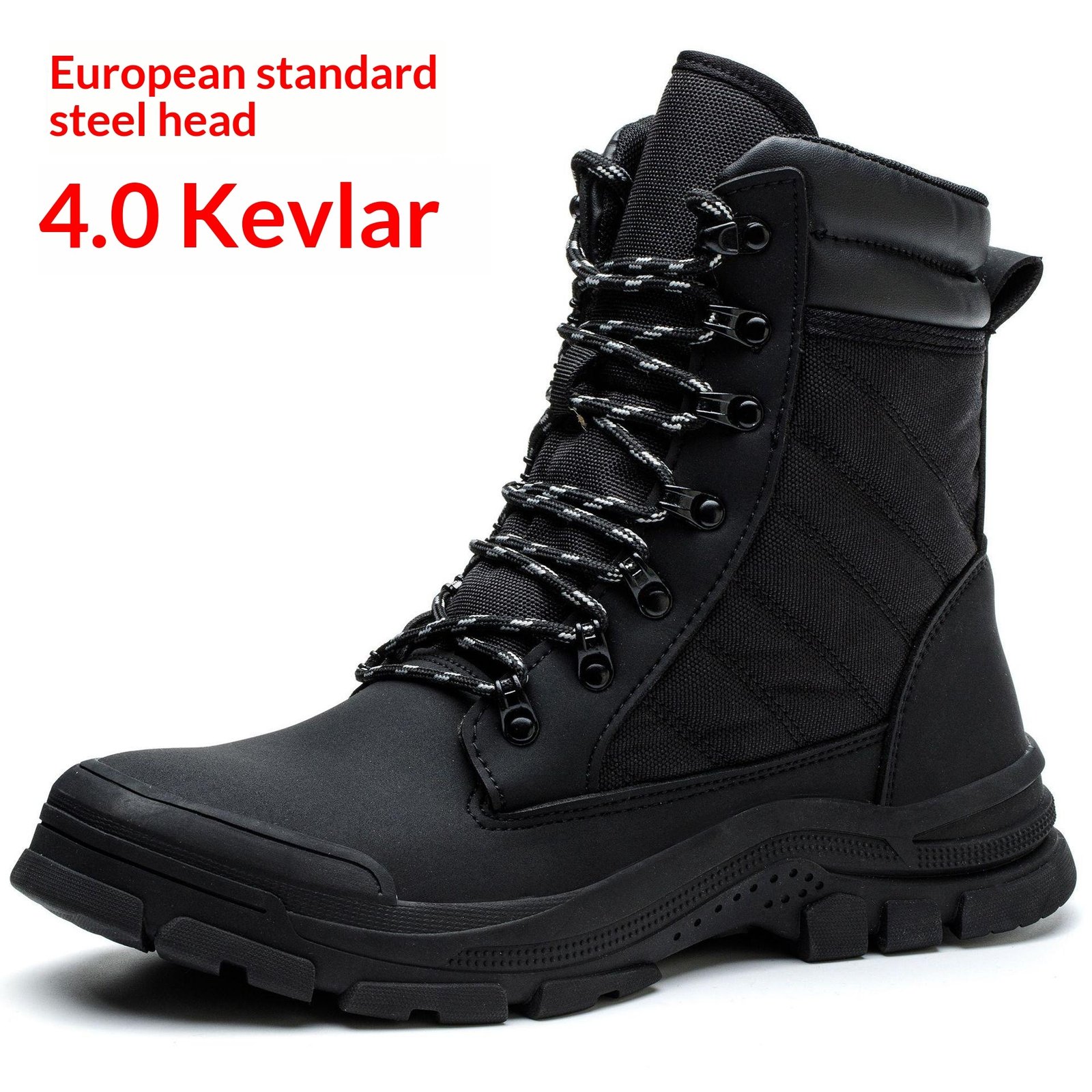 Men's High-top Labor Insurance Shoes Are Smash-proof - Image 5
