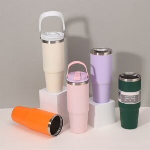 304 Stainless Steel Large-Capacity 30oz Portable Water Bottle