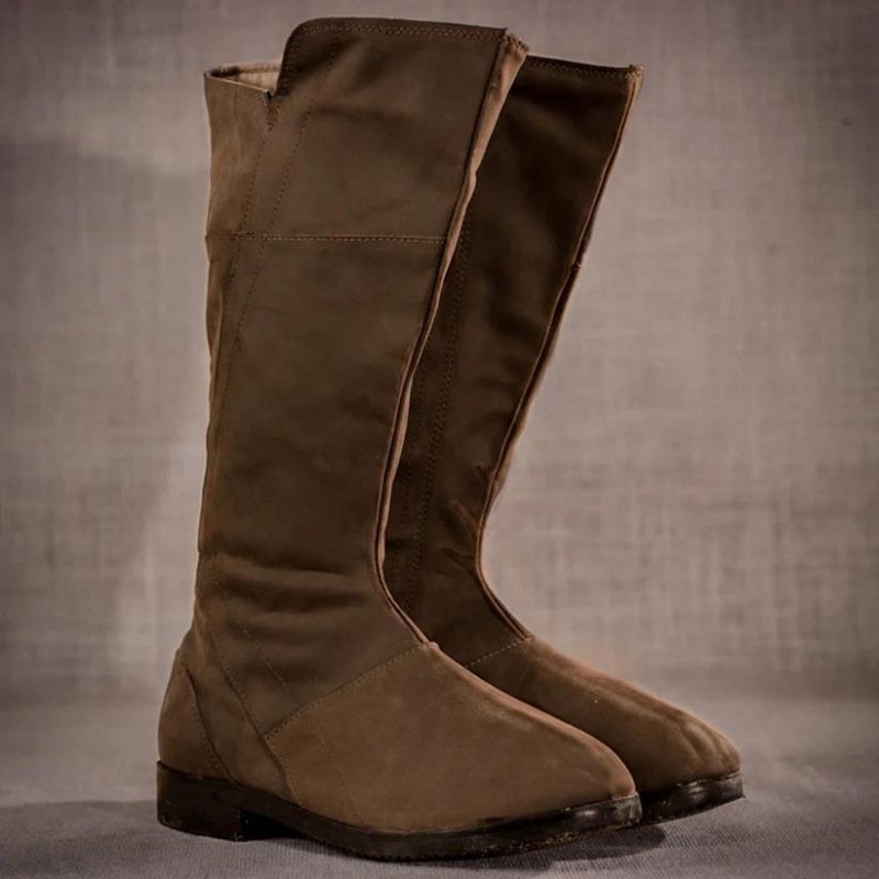 New Mens Round-toe Mid-calf Boots - Image 4