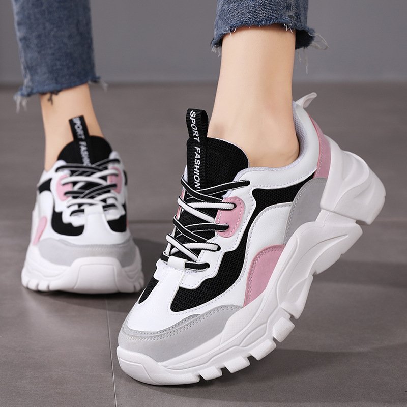 Soft Bottom High Elastic Thick Bottom Inner Layer Dad Shoes - Image 9