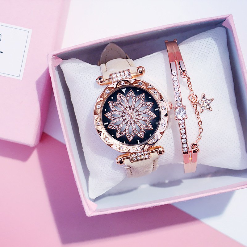 Rotating ladies net red quartz watch casual - Image 6