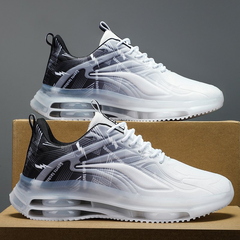 AutumnWinter Fleece-Lined Cotton Shoes Shock-Absorbing Plus-Size Mens Sneakers - Image 3