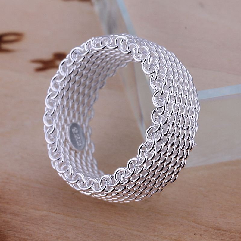 Exaggerated wire mesh ring women - Image 6