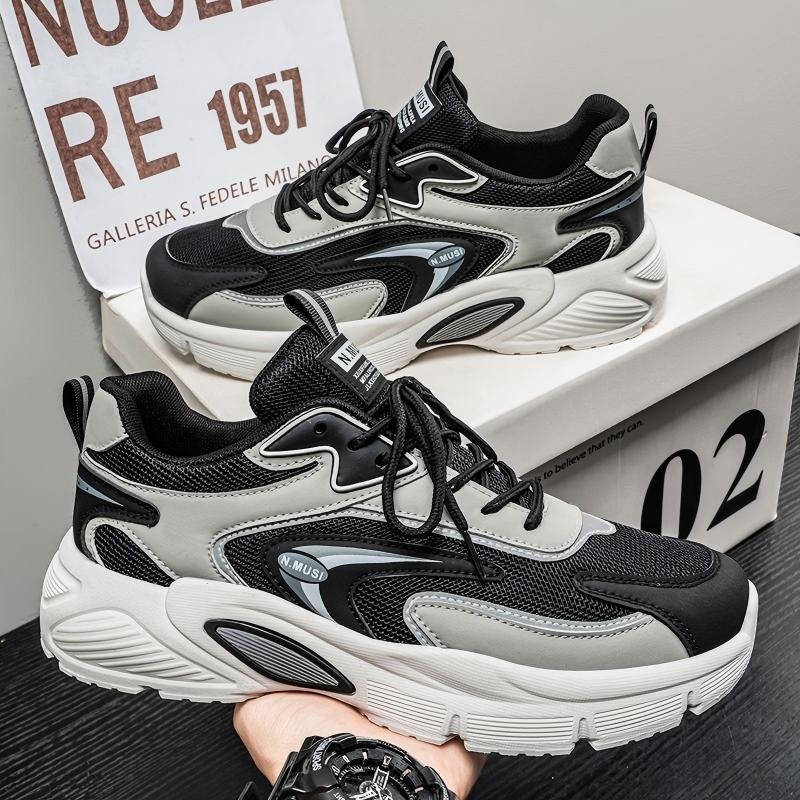 2026 Summer New Men's Breathable Mesh Sneakers, Trendy Versatile Thick Sole Casual Dad Shoes - Image 6
