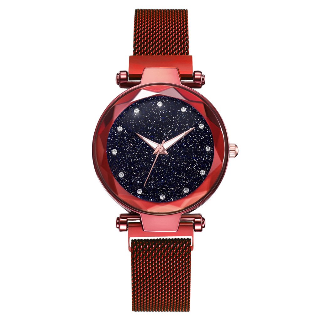 Luxury Women Watches Bracelet Set Fashion Elegant Magnet Buckle Ladies Starry Sky Watch Set Relogio - Image 4