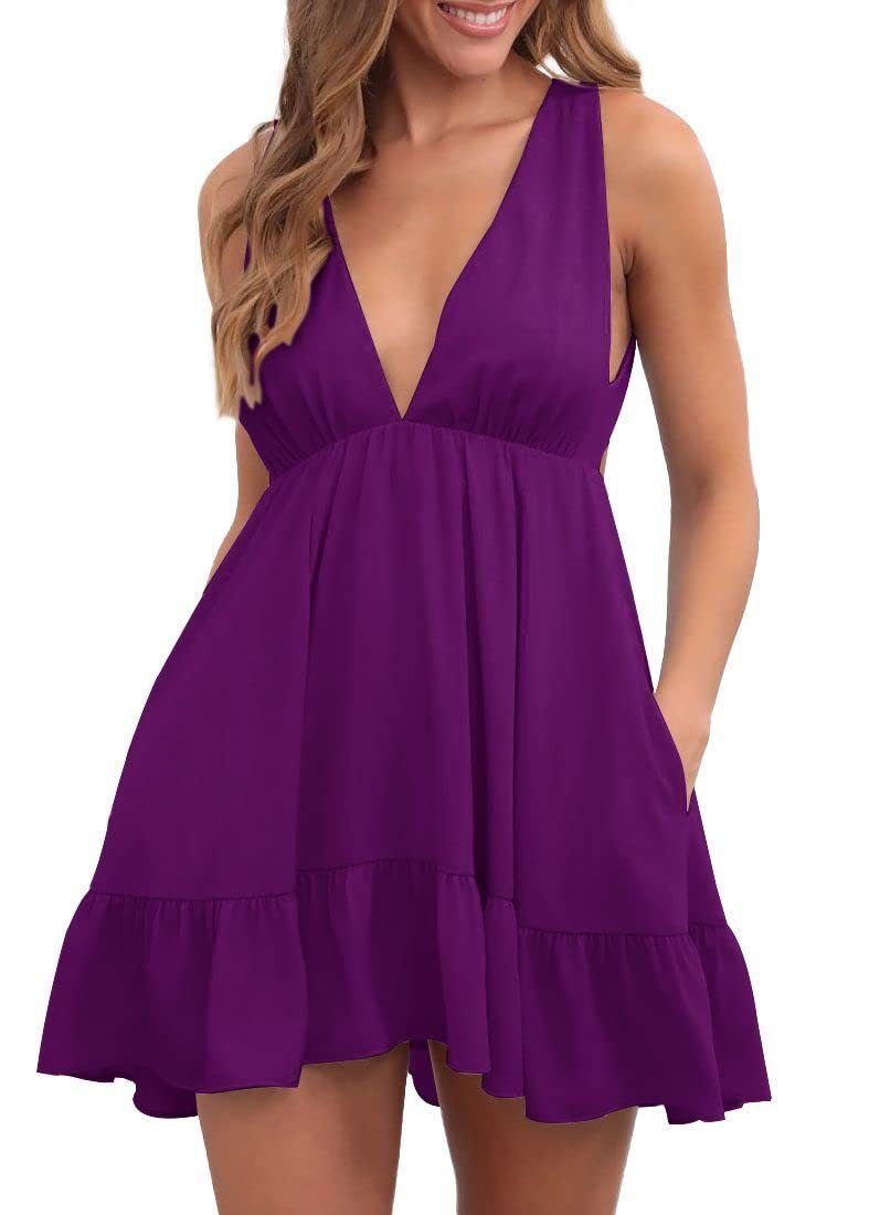 Backless Sleeveless Sling Dress Women - Image 9