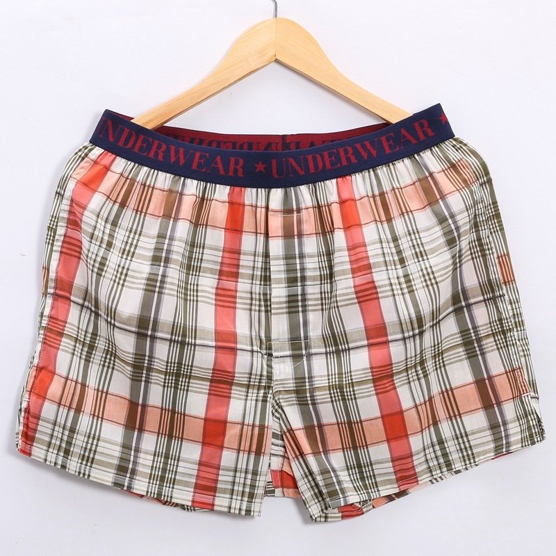 Brocade Cotton Arrow Pants Plaid Loose Casual Pajama Pants Men - Image 10